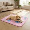 Breathable Dog Cooling Pad Soft Dog Sleeping Mat Cartoon pattern Cat Nest Bed  Dog Crate