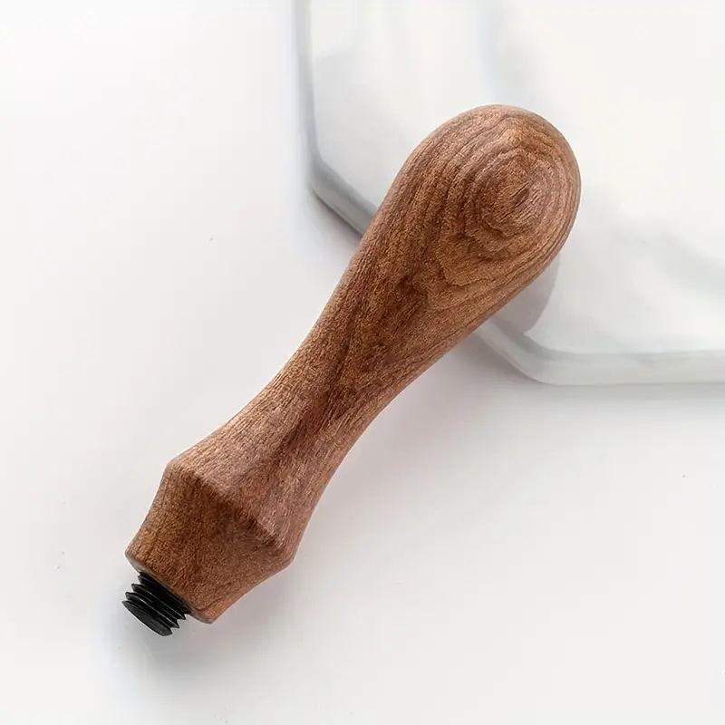 1pc Wax Seal Stamp Handle Only Rosewood Wood Handle Replacement for Vintage Wax Sealing Stamps Removable 7mm Diameter Head
