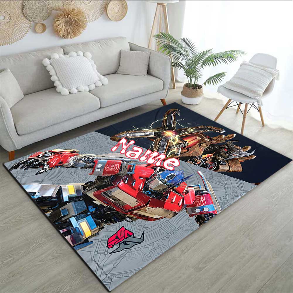Love Transformers (17) Customize your name rug, office chair cushion, home bedroom living room gift.
