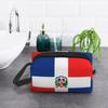 Dominican Republic Flag Print Storage Bag Large Capacity Travel Makeup Organizer for Women Men Waterproof Cosmetic Bag
