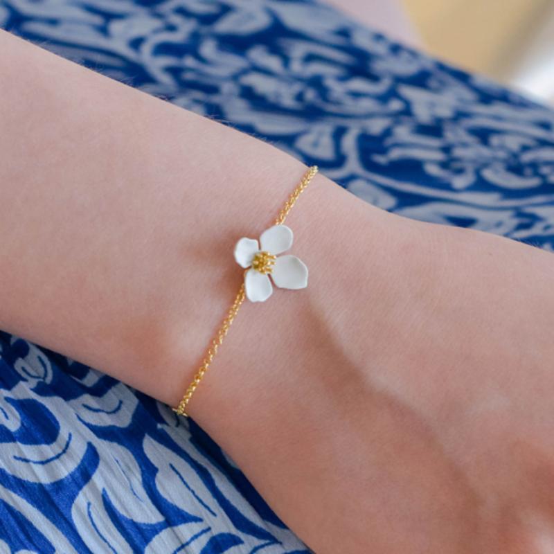 Dana Burton Petite Bianca Flower Bracelet