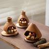 Keramik-Aromatherapie-Ofen Hitzebeständig Gegen Offenes Feuer Heiliges Holz Salbei Zeder Atmosphäre Kleiner Kamin Peruanischer Holzofen