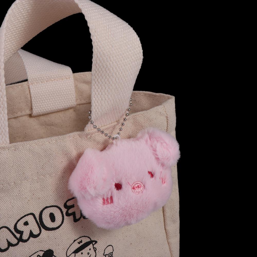 Piggy Squeak Rabbit Doll Cartoon Chirping Bear Pendant  Car Key Pendant