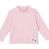 LUSON Kids' Fleece-Lined Half-High Collar T-Shirt