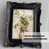 Vintage Picture Frame,Decorative Photo Frame Antique White Ornate 6inches Photo Frame for Tabletop and Wall Display
