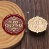 Christmas Seal Stamp Head Replacement, Embossed Seal Stamp Head for Seal Envelope, Invitations Scrapbooking Decoration