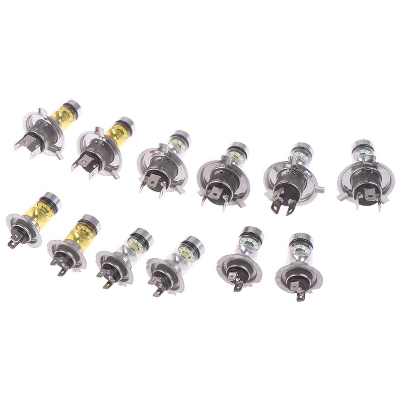 2X Car H4/H7 9003 Hb2 8000K Hi/Lo Beam 20 Led Fog Light Driving Drl Bulb Lamp