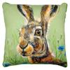 Louise Brown Hazel Hare Filled Cushion