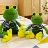 Cute Cartoon Frog Plush Toy Soft Crystal Velvet Stuffed Animal Gift For Kids 30cm 40cm 50cm
