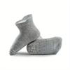 6 Pairs Baby Non Slip Ankle Socks, Toddler Socks with Grips for Kids, Infants Boys and Girls 6-24 Months, Anti Skid Ankle Socks