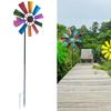 Wind Spinner with Metal Garden Stake Pinwheel Decorative Lawn Ornament Wind Mill for Lawn Garden Backyard Outdoor Decor