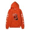 Attack On Titan Samurai Sakura Sun Design Unisex Fleece Hoodie Vertical Japanese Kanji Sleeve Anime Long Sleeve Pullover Sweatshirt