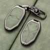 For BYD Formula Leopard 5 8 3 Ti3 Car Key Case Zinc Alloy Leather Key Shell Fob Cover Protection Keychain Holder Car Accessories