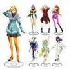 Anime Gnosia Acrylic Stand Model Figures Yuri Setsu SQ Racio Jina Shigemichi Cosplay Model Dorm Decor Props Fans Gift