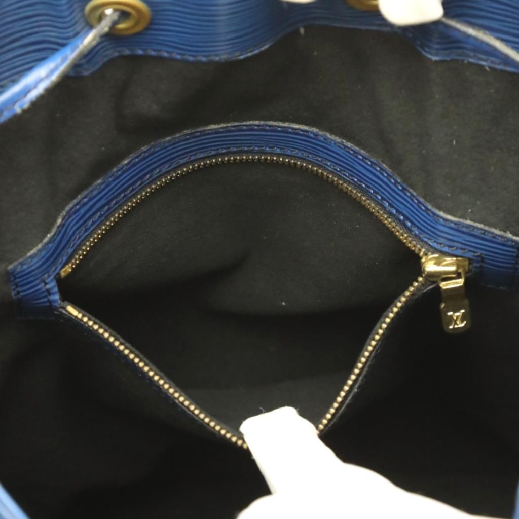 Louis Vuitton Epi Noe Shoulder Bag Epi Leather Blue Women M44005 Used