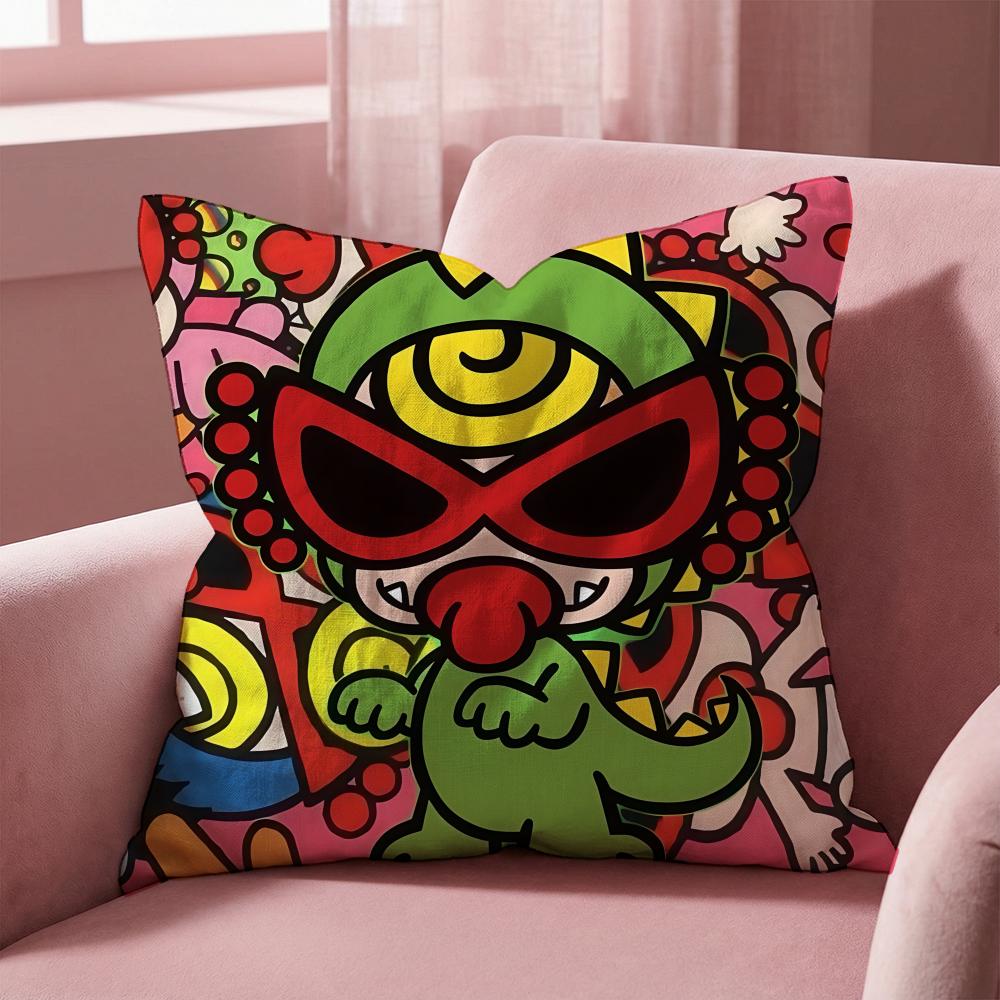 Fashion H-Hysteric-M-MiniS Cushion Cover Multi-Scene Pillow Cover for Home & Car - Reversible, Soft & Durable for Daily Use