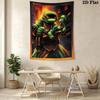 Mutant Turtles Urban Warriors Tapestry Fashion Print Background Cloth Wall Decoration Background Wall Hanging Cloth Home Decor