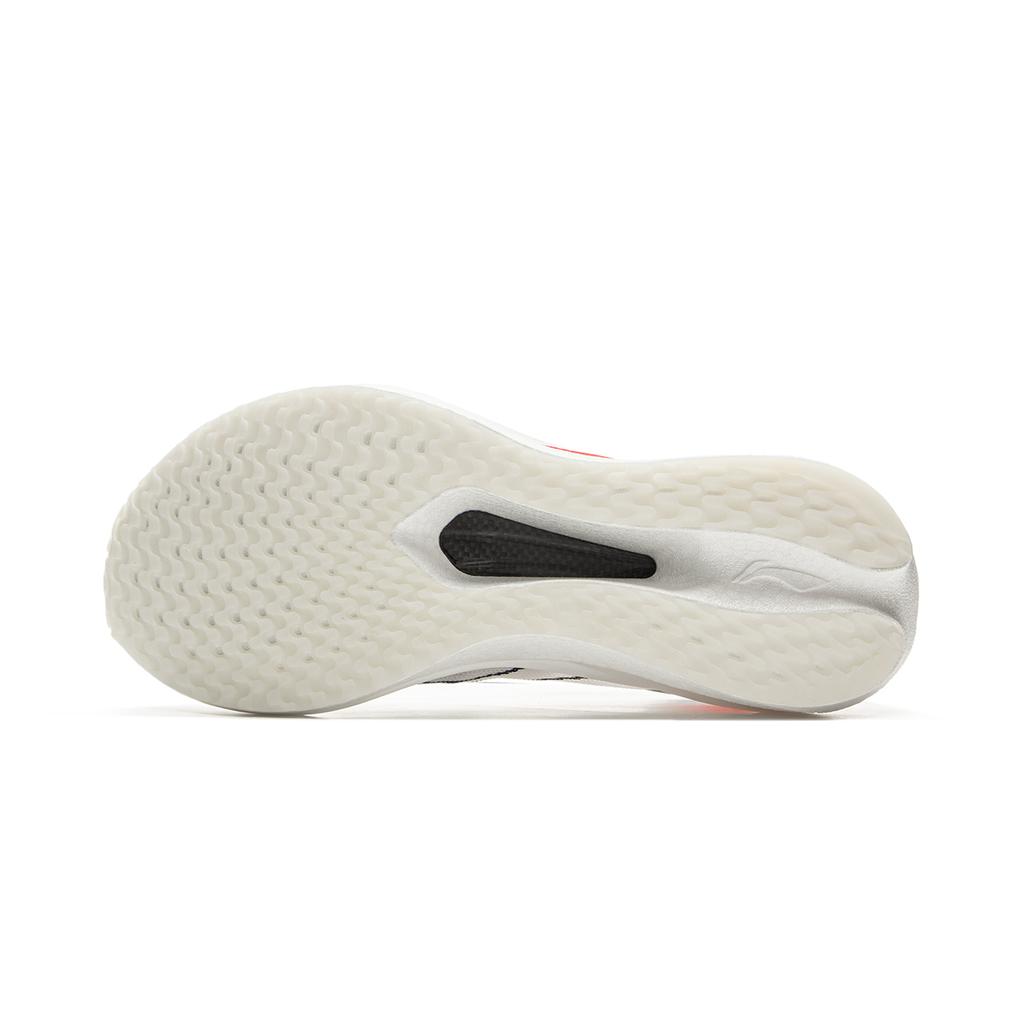 Li Ning Feidian 5 Challenger Scarpe da Corsa con Piastra in Carbonio Tecnologia Ultraleggera Uomo Scarpe da Corsa Standard-Bianco ARMV001-1