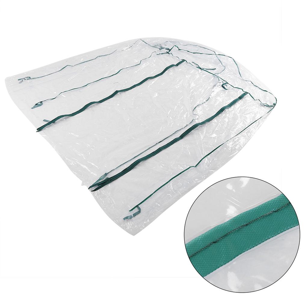 143 x 73 x 195 cm Tragbares Gartengewächshaus Warmes Gewächshausabdeckung Blumenpflanzen Gartenarbeit Außenbereich