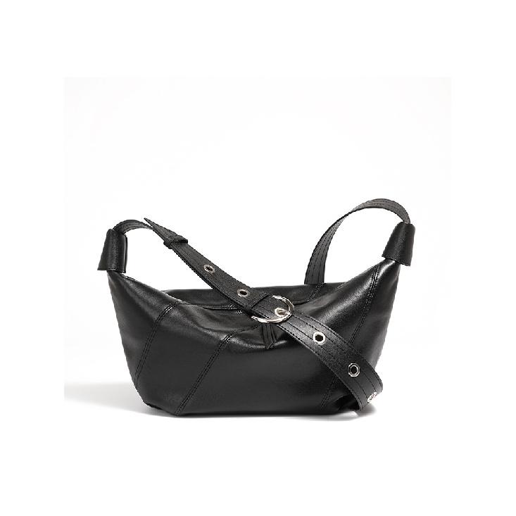 Fashion Trend Underarm Women's Bag Top Layer Cowhide Texture Single Shoulder Crossbody Bag Niche Design Genuine Leather Handbag