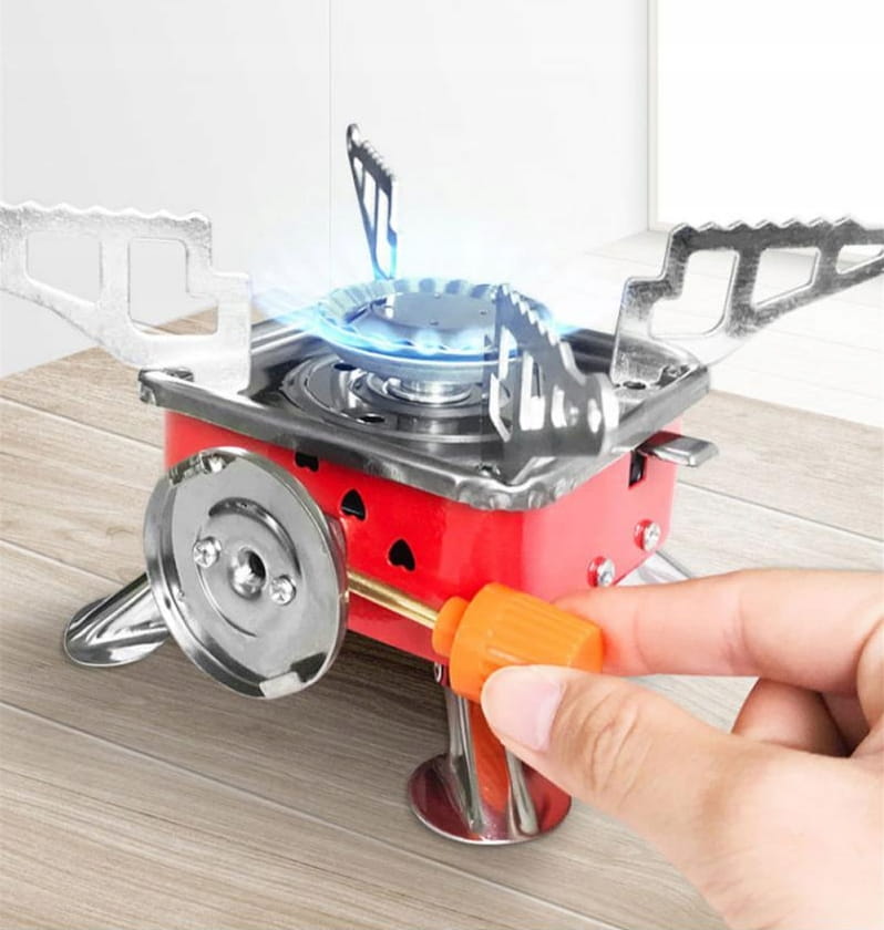Mini gas stove for camping, camping, foldable stove, GAS