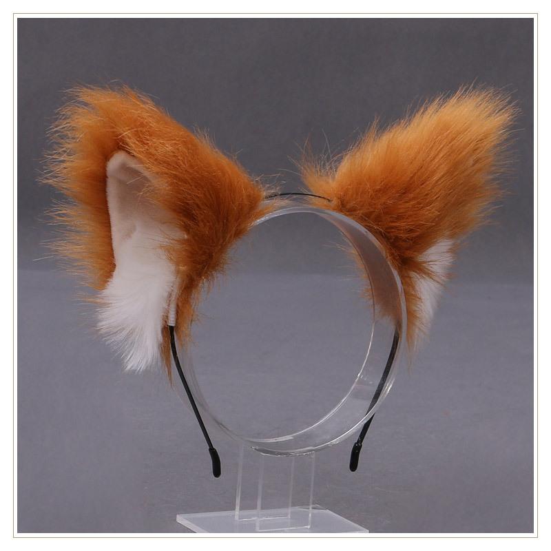 Sexy Temptation Lolita Animal Cat Fox Ear Headband Cosplay Faux Fur Headband Girl Halloween Anime Headband Hair Accessories