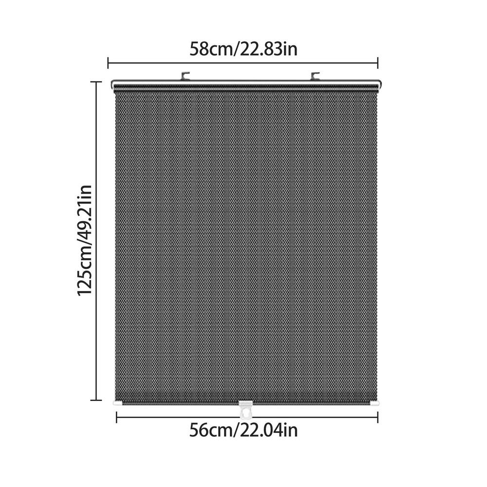 

Солнцезащитный козырек для лобового стекла автомобиля, ПВХ-экран, многоцелевой, автоматический, масштабируемый, солнцезащитный козырек для лобового стекла с присоской для блокировки отражения тепла чёрный