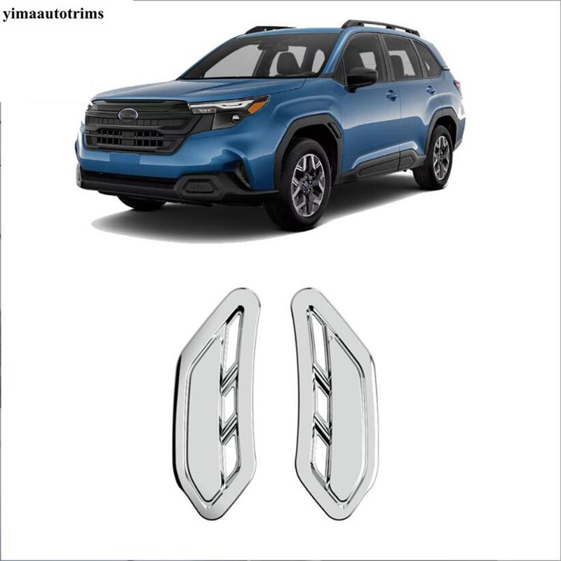 Front Fog Light Lamp Frame / Door Handle  / Side Body Leaf Broad Air Vent Panel Cover Trim Accessories For Subaru Forester 2025