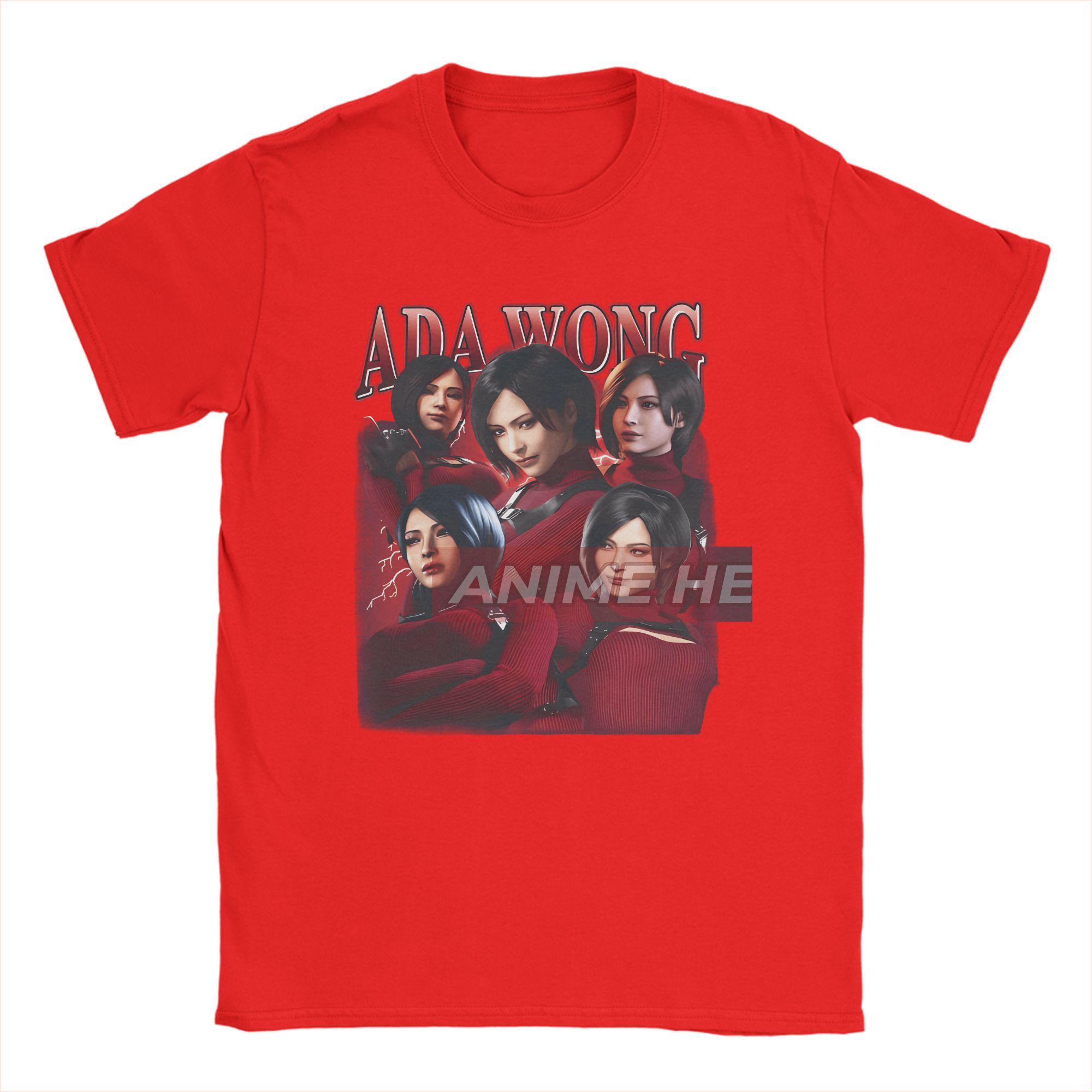 

Unisex TShirt Biohazard Game Ada Wong Vintage Cotton Tee Shirt Short Sleeve T Shirt Round Neck Clothes Gift Idea S