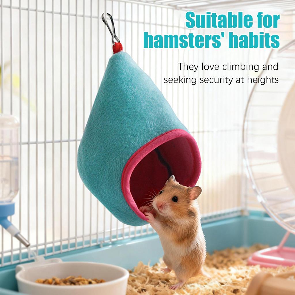 Chinchilla Hängmatta Hängbar Igelkottbo Liten Husdjurshängmatta för Berikning Avslappnande Sovande Inomhus Utomhus Mycket Litet Husdjur