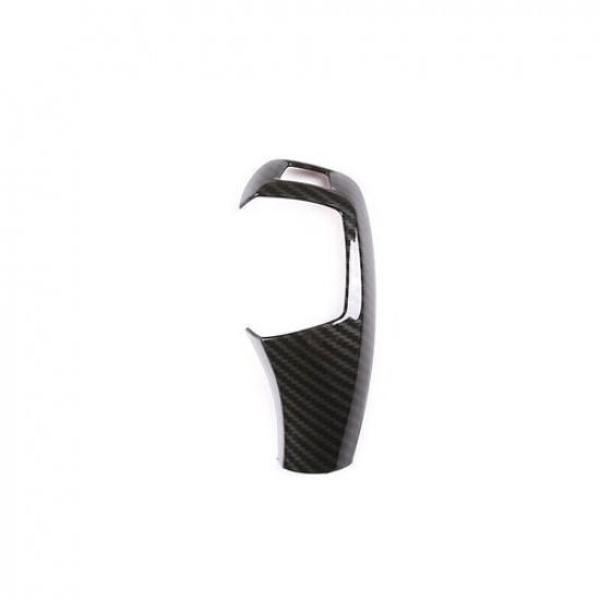 2004-10 Shift Knob Cover Carbon Fiber Central Console Gear Fit For BMW 5 Series