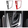 Echte Premium-Kohlefaser-Auto-Mittelkonsolen-Schaltknauf-Panel-Rahmenverkleidung Weicher Aufkleber Kompatibel mit Toyota Corolla/Levin 2014 2015 2016 2017 2018