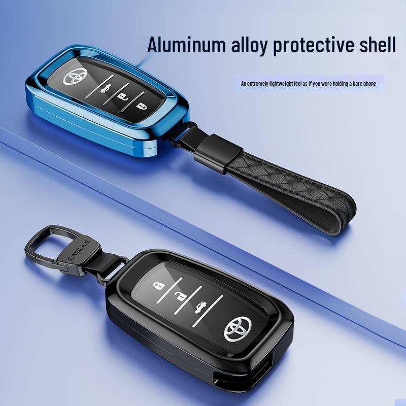 Toyota Key Case: Full Wrap Cover for Camry, Prado, Crown, Reiz, Levin, Highlander, Sienna