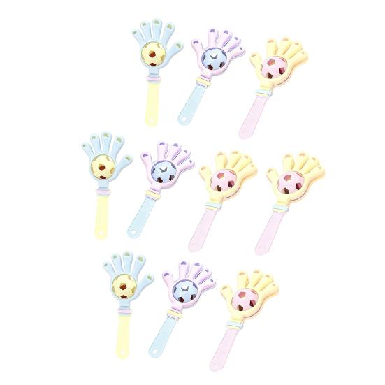 10Pcs Baby Rattle Toy Infants Hand Rattle Sensory Toy Spin Drum Shake And Rattle Toy for Newborns Early Education Sensory Development