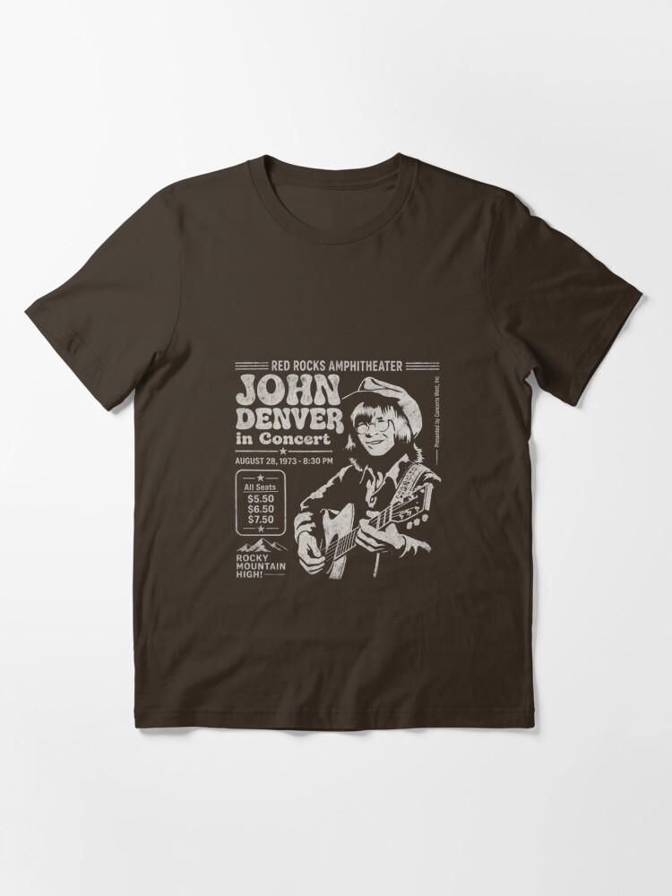 John Denver John Denver Red Rocks Concert 1973 Vintage Essential T-Shirt