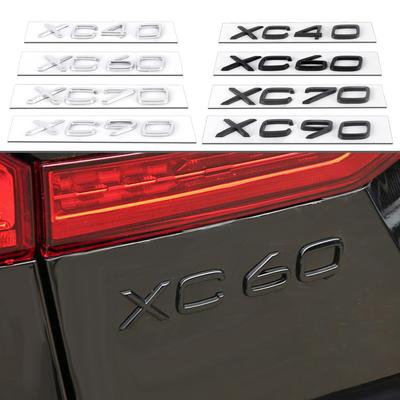 ABS Auto XC Série Číslo Znak Logo Samolepka Zadní Kufr Samolepky Příslušenství Pro XC40 XC60 V70 S60 XC90 S80 V40 XC70 V50 AWD