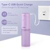 Water Flosser Dental Oral Irrigator Teeth Cleaner Portable Travel Rechargeable Cordless,IPX7 Electric Plaque Remover 3 Modes 3 Jet Tips 140ml