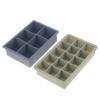 6/15 Grid Big Ice Tray Mold Giant Jumbo Large Food Grade Silicone Ice Cube Square Tray Mold Diy Ice Maker Ice Cube Tray With Lid