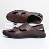 Mode Herren Slipper Slip-On Luxusmode Leder Sommer Atmungsaktiv Herren Freizeitschuhe Outdoor Flach Business Schuhe Herren Trend Loafer