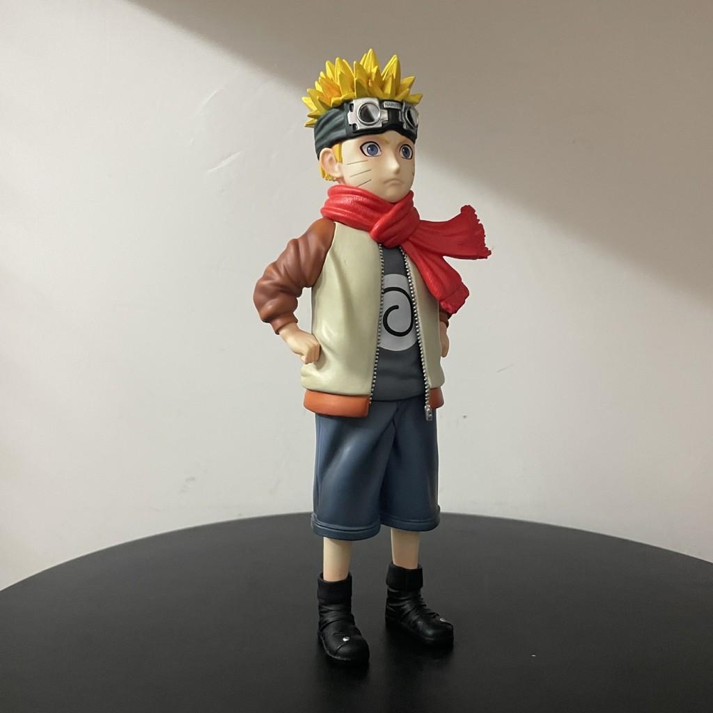 Figura de PVC Uzumaki Naruto Com Cabeça Dupla Intercambiável Para Colecionadores e Fãs de Anime