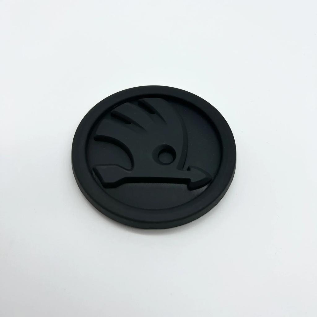 Skoda 2025 Gorące 80mm 90mm 100mm Emblemat Logo Samochodu Grill Przedni Samochodu Emblemat Bagażnika Tylnego dla Skoda Octavia Rapid Fabia A7 Superb KAMIQ V