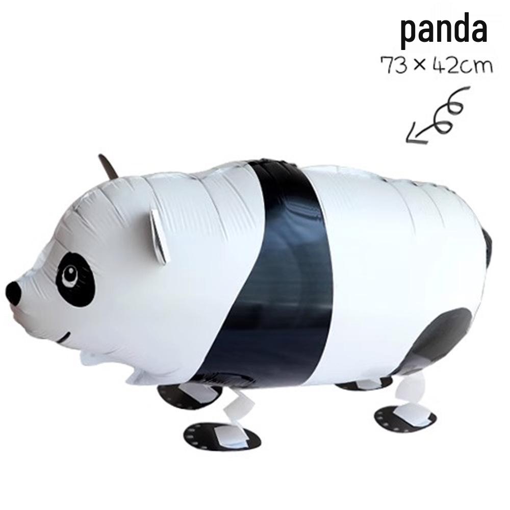 Cartoon Animal Walking Balloons: Duck & Pig for Birthday Decorations or Night Market Promotions