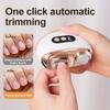 Aparador de Unhas Elétrico Polidor Recarregável por USB Ferramenta Automática de Manicure com Tela LCD Luz para Cuidado de Unhas em Casa