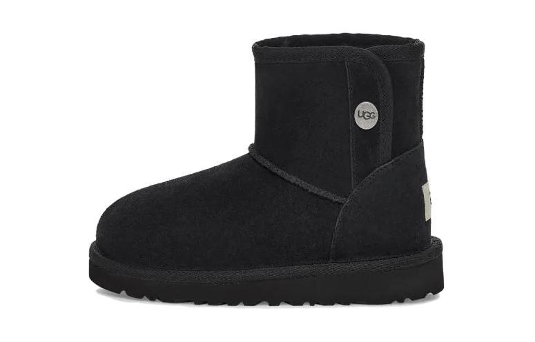 UGG Comfortable Round Toe Kids  Boots Black Kids  1118890T-BLK 23.5