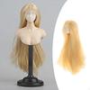 1/6 Female Head Model Unpainted with Long Hair Practice Makeup for 12'' Action Figure Body Movie