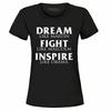 Dream Like Martin Fight Like Malcom Women's T-Shirt Black History BLM Shirts