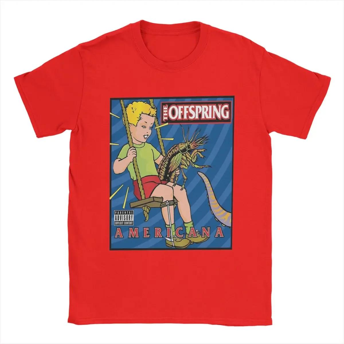 Unisexs The Offspring T Shirt Pure Cotton Clothes Vintage Short Sleeve Crewneck Tees Party TShirt S
