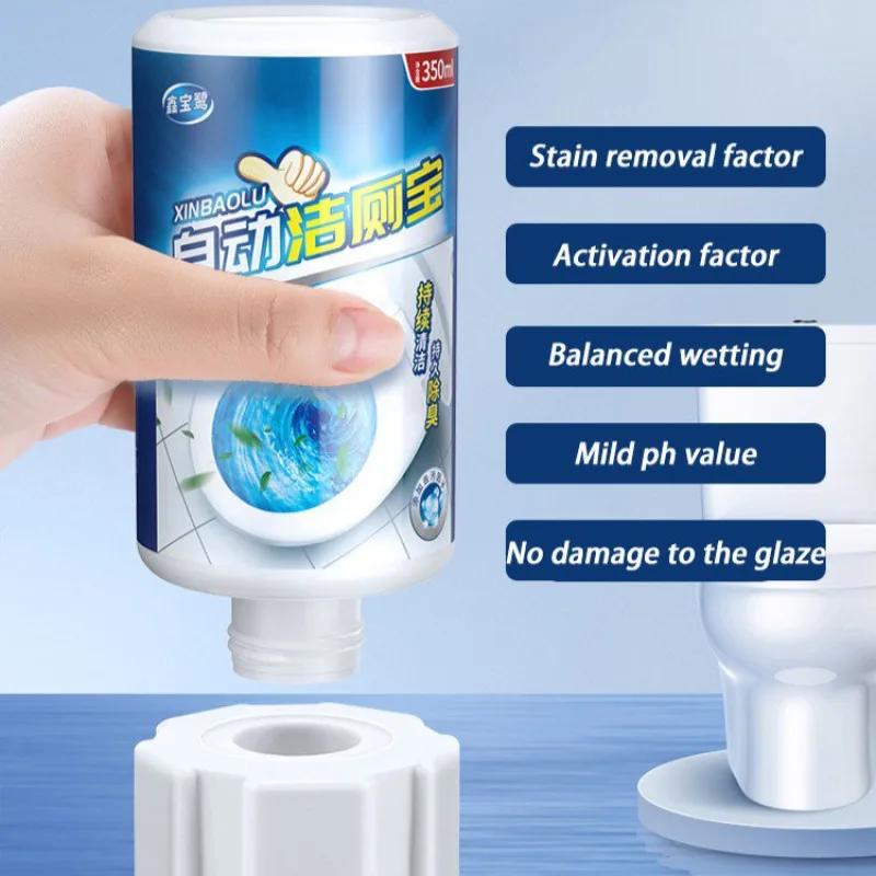 Blue Bubble Toilet Automatic Cleaner with Long Lasting Fragrance and Deodorizing Function Household Bathroom Bowl Deodorizer
