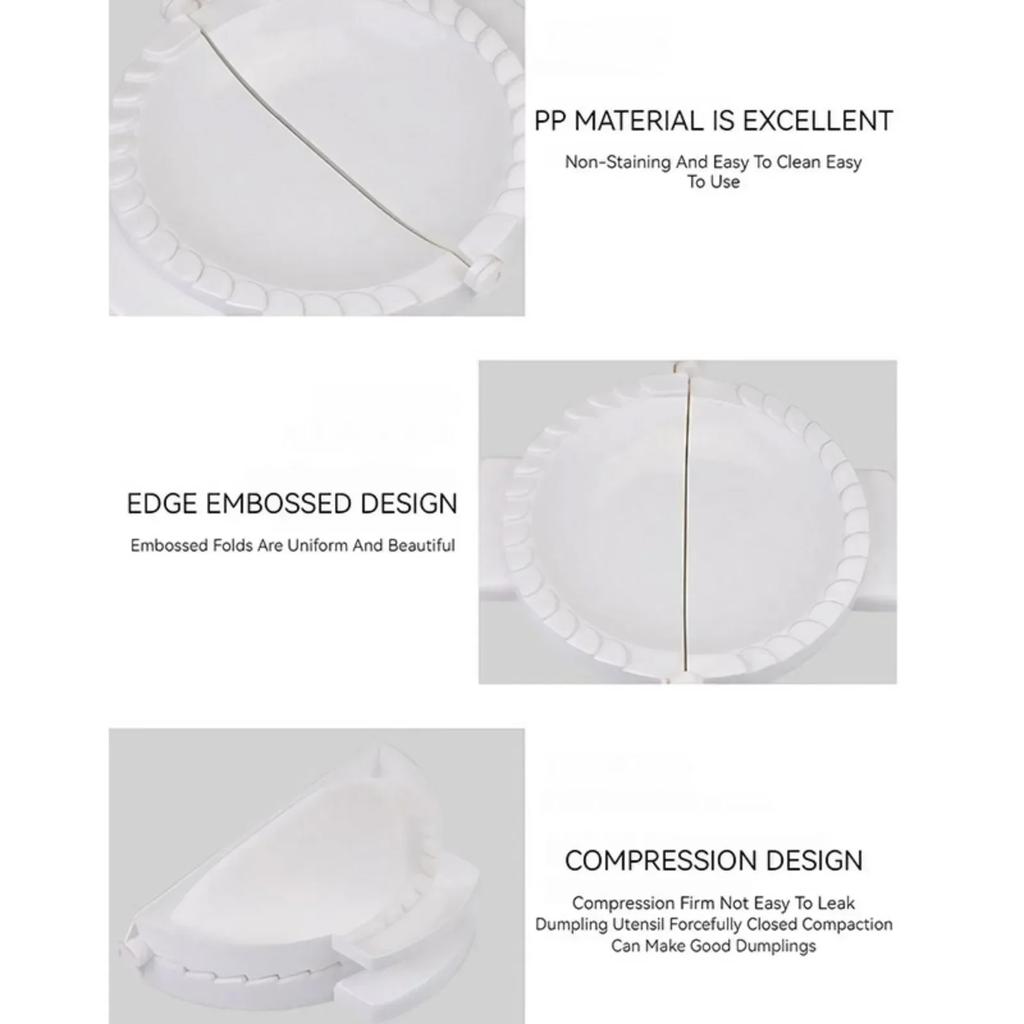 DIY Knödelform Presse Küchenzubehör Piroggenmacher Teigformer Teigblattwerkzeug zum Kochen