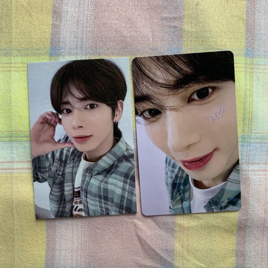 [USED] TXT Fan Live MOAZONE FC Bonus Japan Performance Trading Cards (2) Taehyung